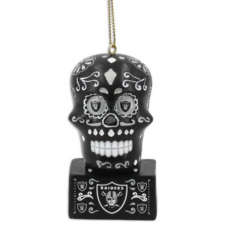 RAIDERS SUGAR SKULL ORNAMENT