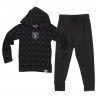TODDLER RAIDERS ALL OVER SHIELD HOODED LONG SLEEVE TEE AND PANTS SET