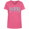 NEW ERA GIRLS YOUTH RAIDERS FLIP SEQUIN V-NECK TEE