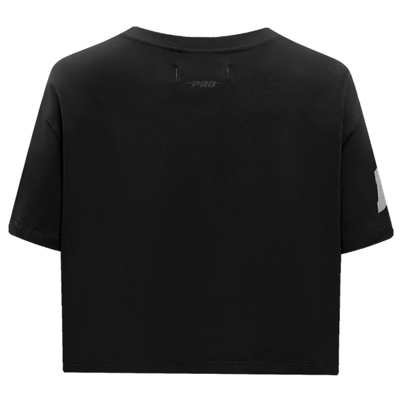 PRO STANDARD RAIDERS SILVER & BLACK BOXY TEE