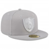 NEW ERA RAIDERS 59FIFTY TONAL SHIELD CAP