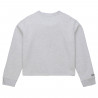 MITCHELL & NESS WOMENS CROP FLEECE TOGGLE CREWNECK SWEATSHIRT