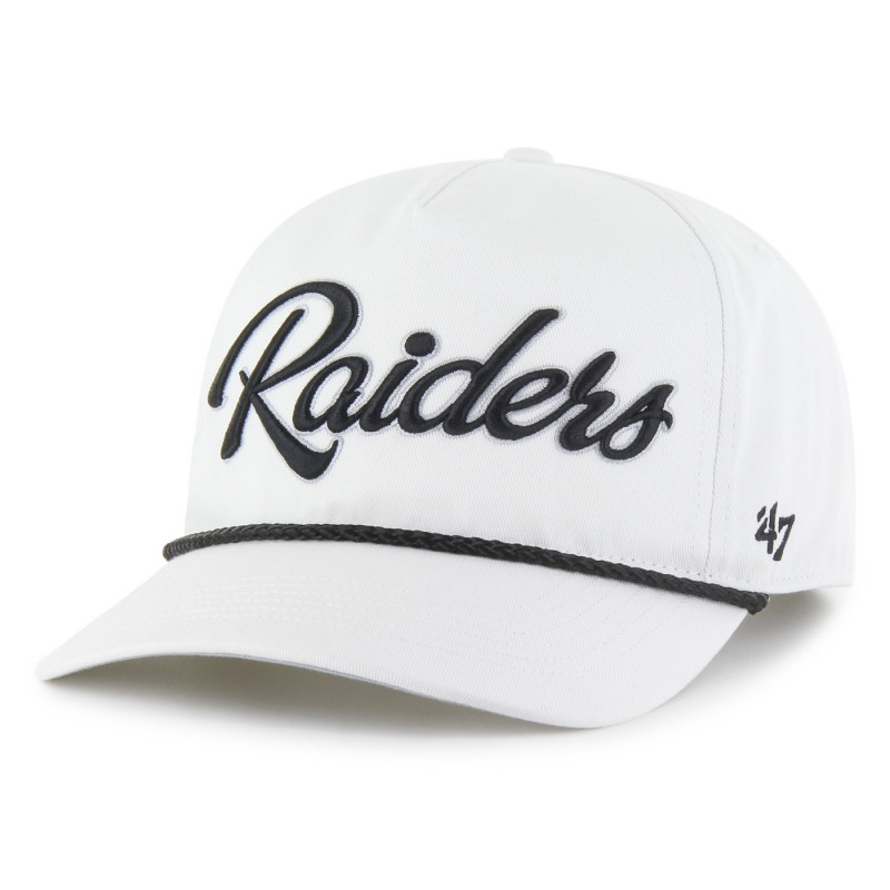 '47 RAIDERS WHITE OVERHAND HITCH CAP
