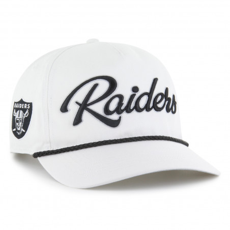 '47 RAIDERS WHITE OVERHAND HITCH CAP