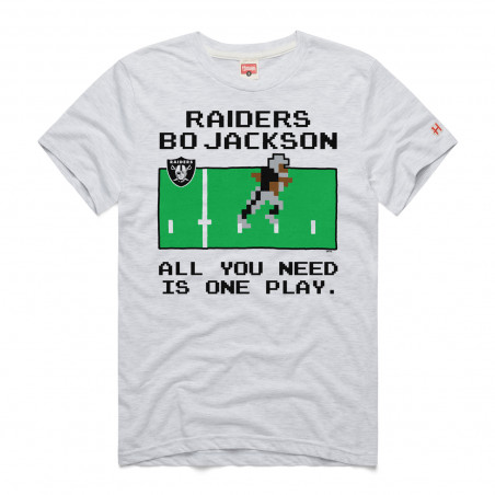 HOMAGE TECMO BOWL RAIDERS BO JACKSON ONE PLAY TEE