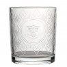RAIDERS 12OZ STAINED GLASS ROCKS GLASS