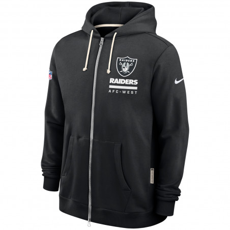 NIKE RAIDERS DRI-FIT FULL-ZIP HOODIE