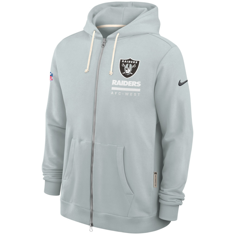NIKE RAIDERS DRI-FIT FULL-ZIP HOODIE