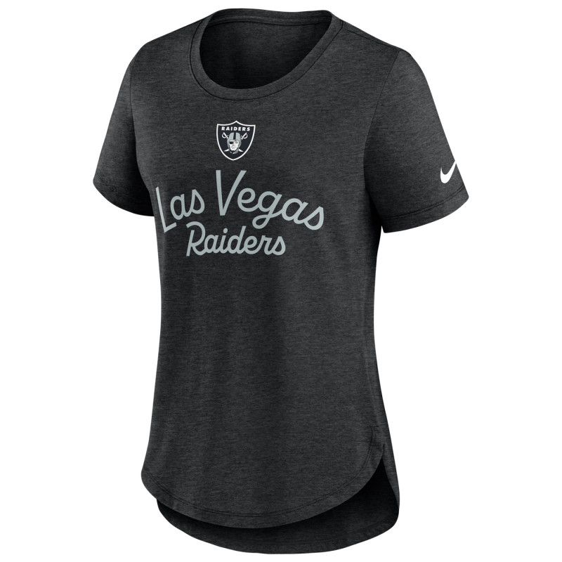 NIKE WOMENS LAS VEGAS RAIDERS TRIBLEND FASHION TEE