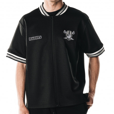 UNISEX RAIDERS MESH FULL ZIP SHORT SLEEVE JACKET