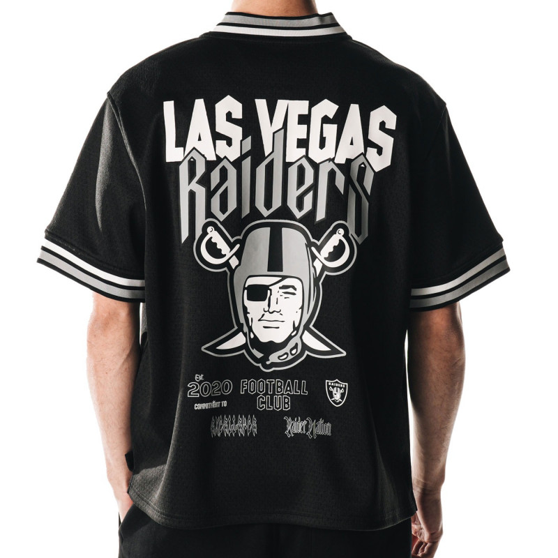 UNISEX RAIDERS MESH FULL ZIP SHORT SLEEVE JACKET
