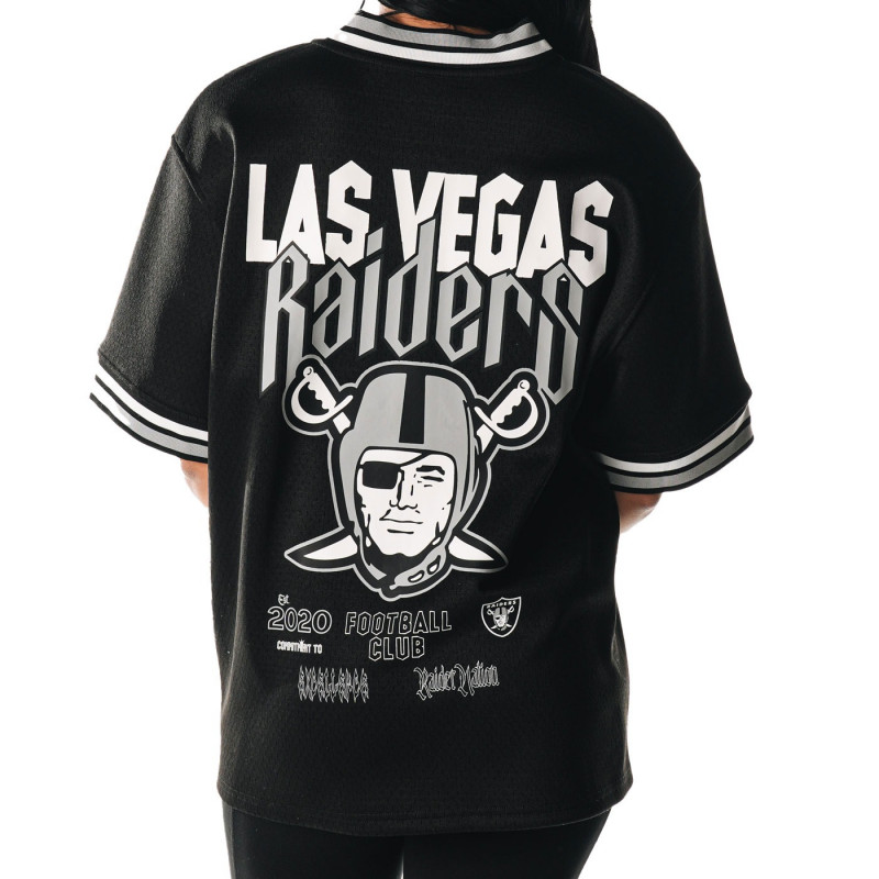 UNISEX RAIDERS MESH FULL ZIP SHORT SLEEVE JACKET