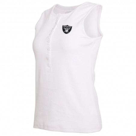 WEAR BY ERIN ANDREWS WOMENS RAIDERS HENLEY TANK