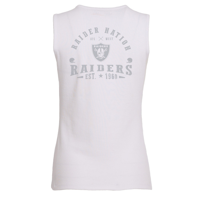 WEAR BY ERIN ANDREWS WOMENS RAIDERS HENLEY TANK