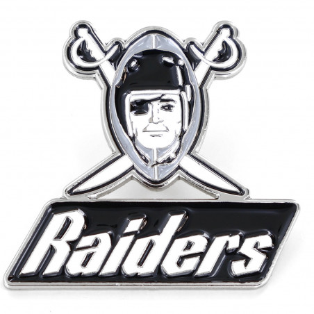 RAIDERS VINTAGE WORDMARK LOGO PIN