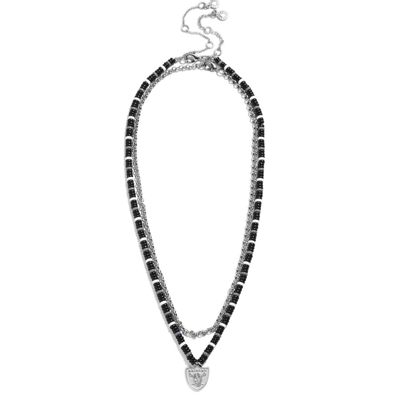 RAIDERS BEADED NECKLACE SET OF 2