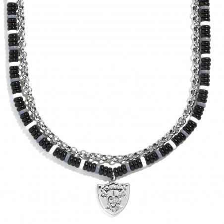 RAIDERS BEADED NECKLACE SET OF 2