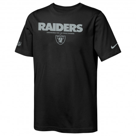 NIKE YOUTH LAS VEGAS RAIDERS DRI-FIT TEAM ISSUE TEE