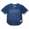 MITCHELL & NESS RAIDERS SUMMER BREEZE DENIM BASEBALL FASHION JERSEY