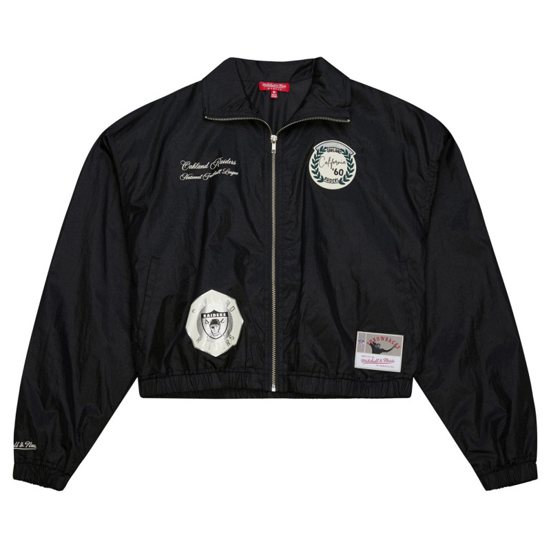 MITCHELL & NESS WOMENS OAKLAND RAIDERS NYLON JACKET