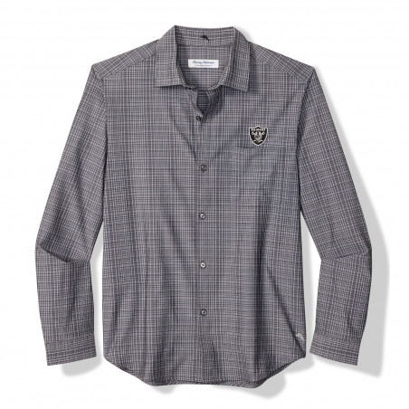 TOMMY BAHAMA RAIDERS COAST TIDAL WOVEN BUTTON-UP SHIRT
