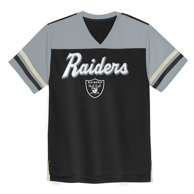 JUVENILE RAIDERS TRUE FAN FASHION JERSEY TEE