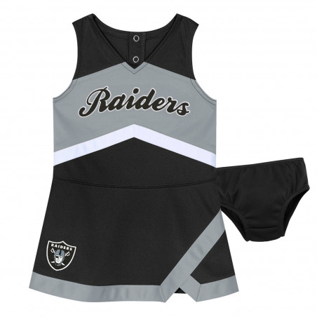 GIRLS JUVENILE RAIDERS 2-PIECE CHEER CAPTAIN SET