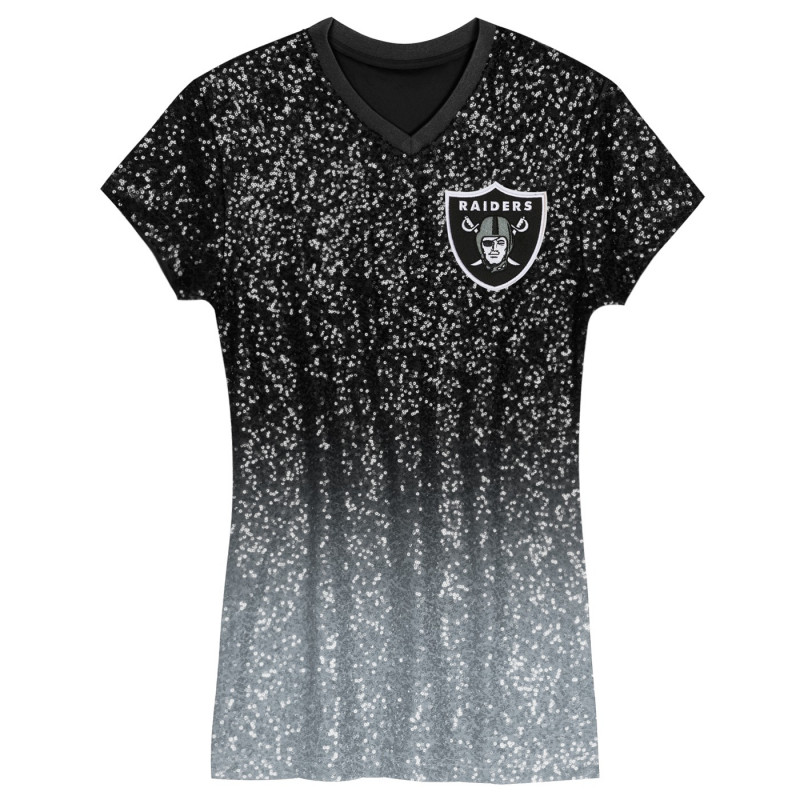 GIRLS JUVENILE RAIDERS GLAM SEQUIN DRESS