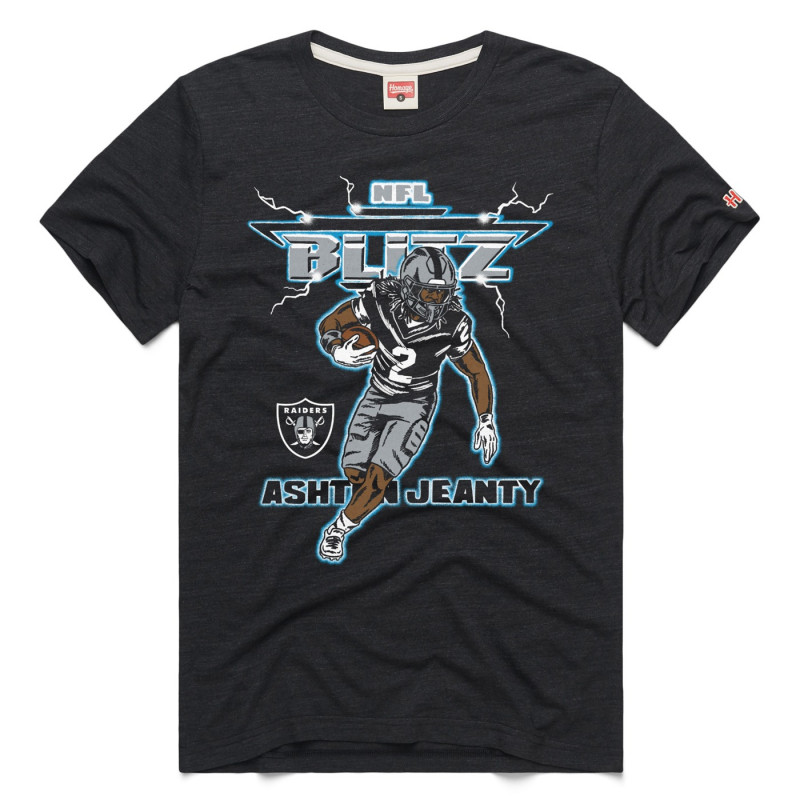 HOMAGE RAIDERS ASHTON JEANTY NFL BLITZ TEE
