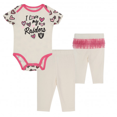 NEWBORN ALL THE LOVE 2 PIECE CREEPER & PANTS SET