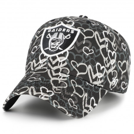 '47 GIRLS MURAL I HEART RAIDERS CLEAN UP CAP