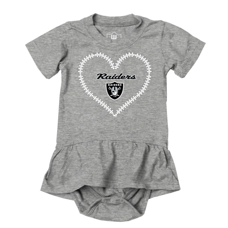 RAIDERS SHORT SLEEVE SKIRT ONESIE