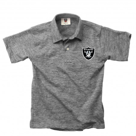 RAIDERS YOUTH CLOUDY YARN SHORT SLEEVE POLO