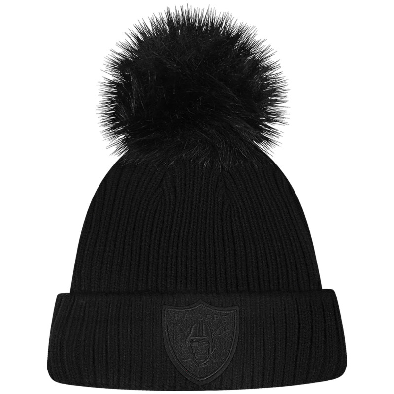 PRO STANDARD RAIDERS VINTAGE CRYSTALLINE POM CUFFED KNIT CAP