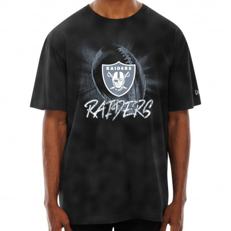 NEW ERA RAIDERS SPORT NIGHT ENZYME WASH TEE