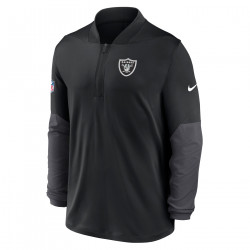 NIKE　NFL　McFFADDEN　44　Raiders　白黒　大きめ NIKE RAIDERS DRI-FIT HALF-ZIP