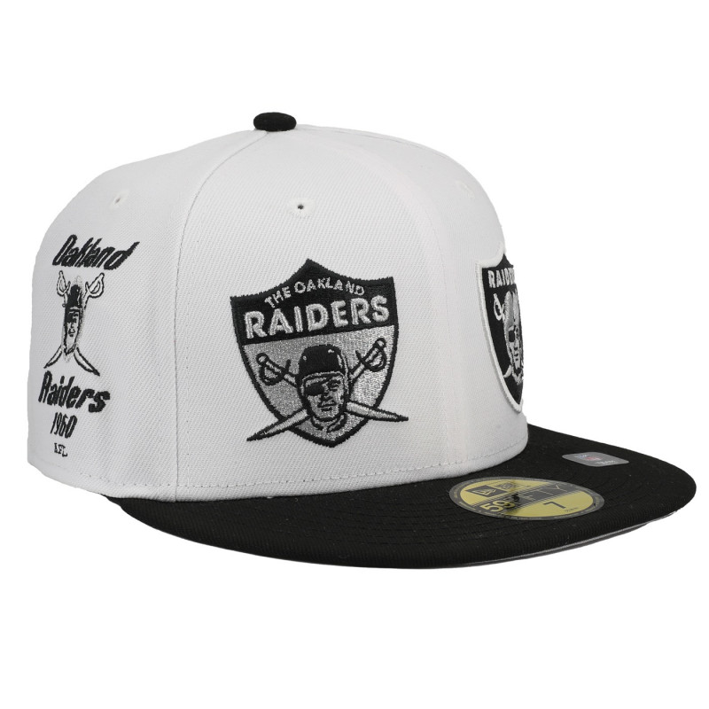 NEW ERA 59FIFTY RAIDERS LOGO CAP
