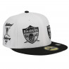 NEW ERA 59FIFTY RAIDERS LOGO CAP