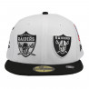 NEW ERA 59FIFTY RAIDERS LOGO CAP