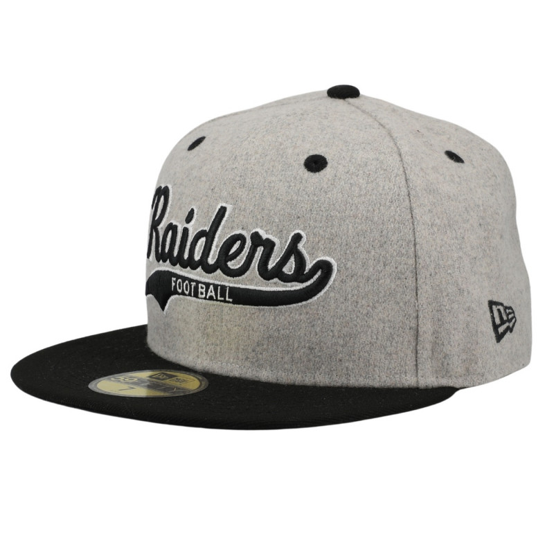 NEW ERA RAIDERS 59FIFTY MELTON WOOL CAP