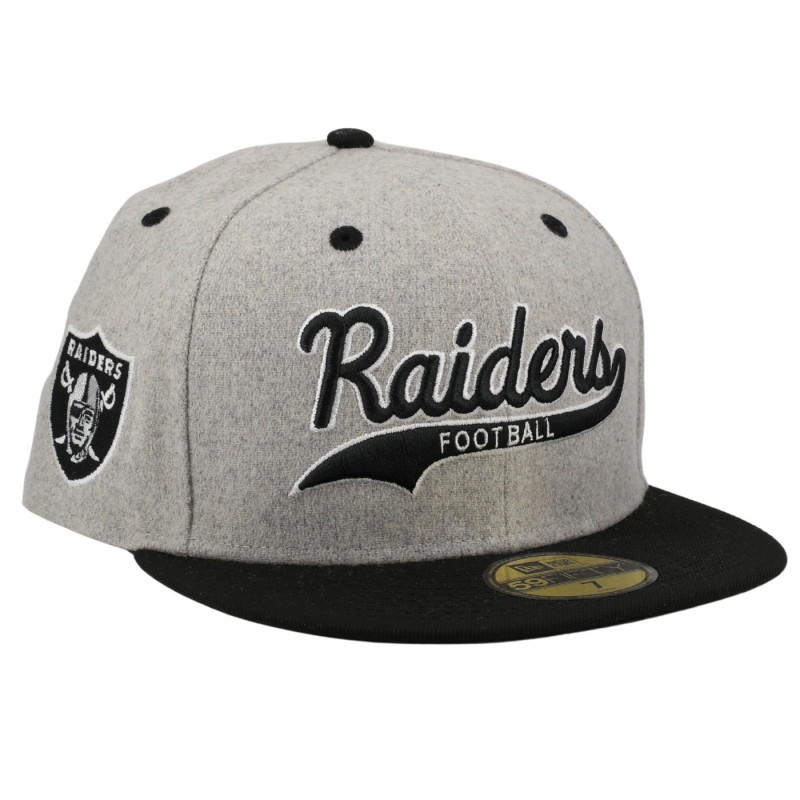 NEW ERA RAIDERS 59FIFTY MELTON WOOL CAP