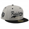 NEW ERA RAIDERS 59FIFTY MELTON WOOL CAP
