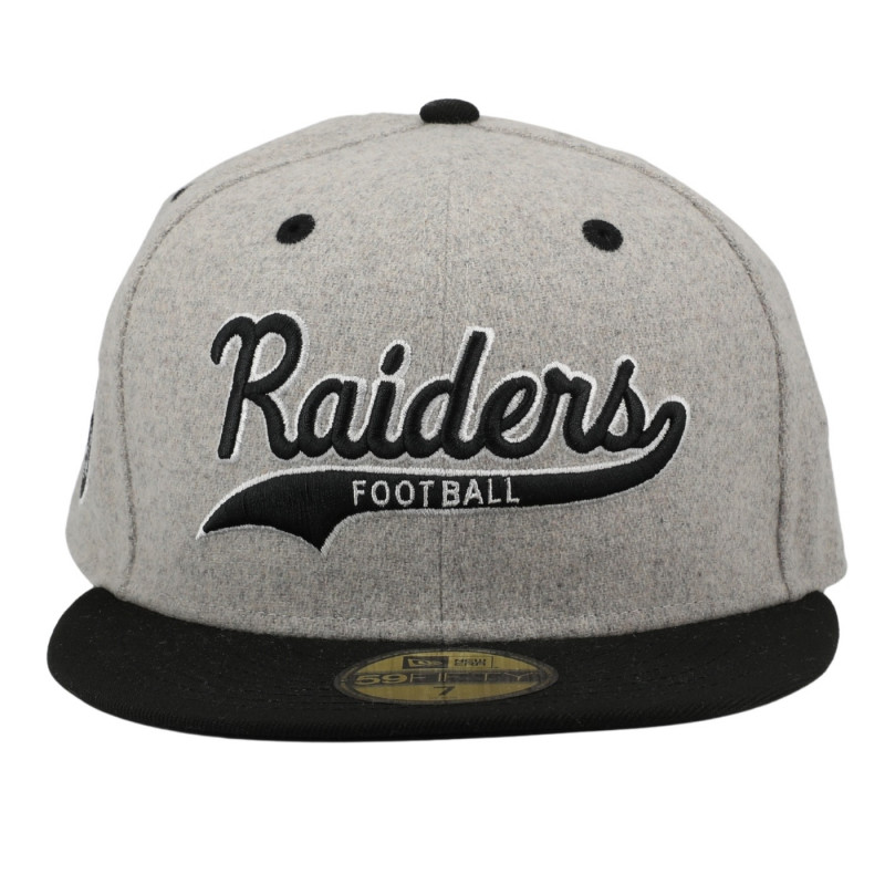 NEW ERA RAIDERS 59FIFTY MELTON WOOL CAP