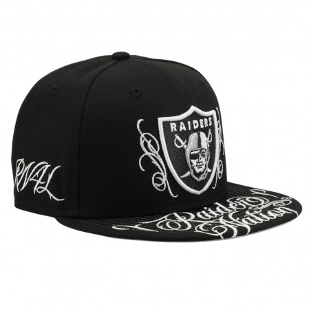 NEW ERA 59FIFTY RAIDER NATION FOR LIFE CAP