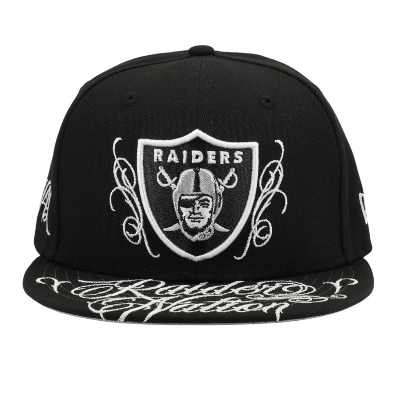 NEW ERA 59FIFTY RAIDER NATION FOR LIFE CAP