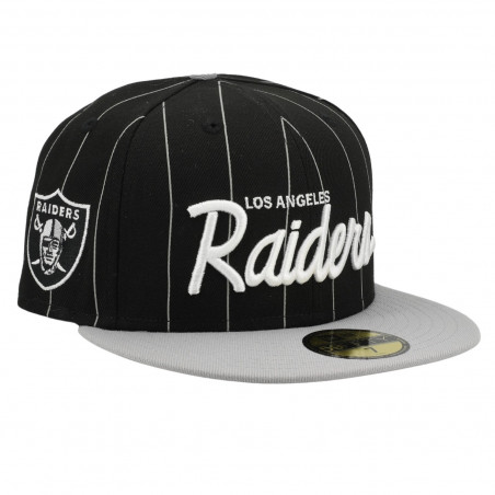 NEW ERA LOS ANGELES RAIDERS 59FIFTY PINSTRIPE CAP