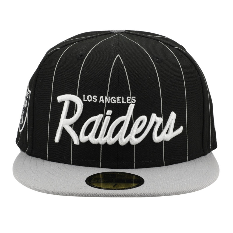 NEW ERA 59FIFTY LOS ANGELES RAIDERS PINSTRIPE CAP