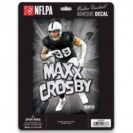 RAIDERS 6X8 MAXX CROSBY DECAL