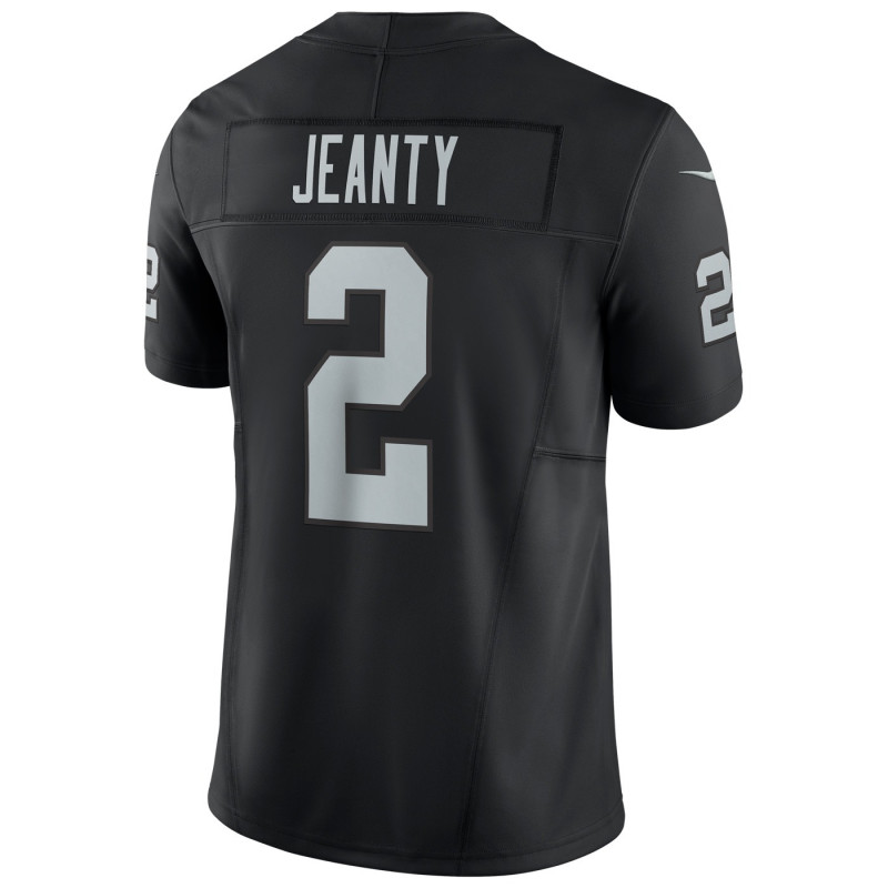 NIKE RAIDERS ASHTON JEANTY BLACK VAPOR LIMITED JERSEY