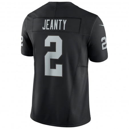 NIKE RAIDERS ASHTON JEANTY BLACK VAPOR LIMITED JERSEY